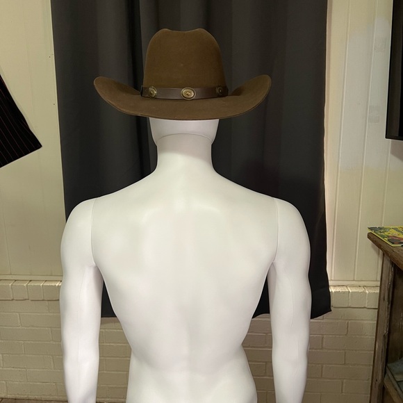 Brown Stetson Western Hat (Broken Bow) 3 XXX Premium Wool. Never Worn - Picture 5 of 11